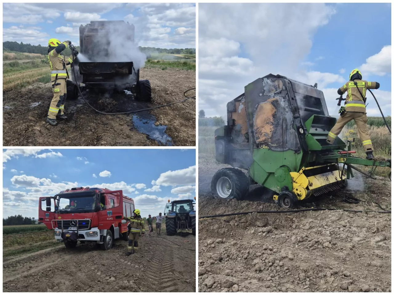 Prasa spłonęła doszczętnie