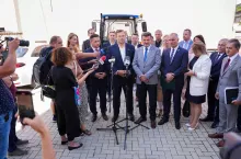 Briefing prasowy po spotkaniu w Zespole Szkół Centrum Kształcenia Rolniczego