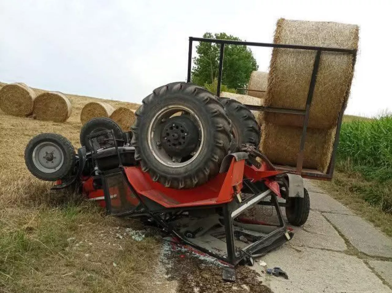 Policja prowadzi postepowanie mające na celu ustalenie okoliczności wczorajszego zdarzenia drogowego