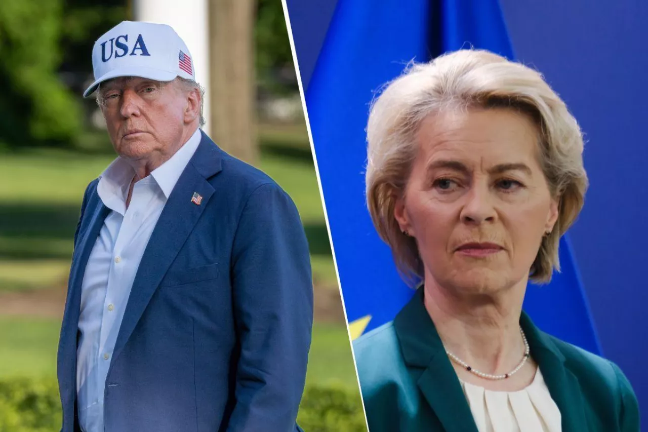 Donald Trump i Ursula von der Leyen (fot. Shutterstock)