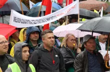 Protest pod ministerstwem rolnictwa