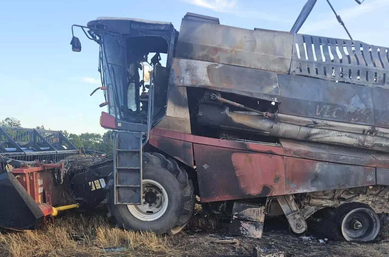 Rolnikom spłonął kombajn podczas żniw. Pomóż uratować gospodarstwo