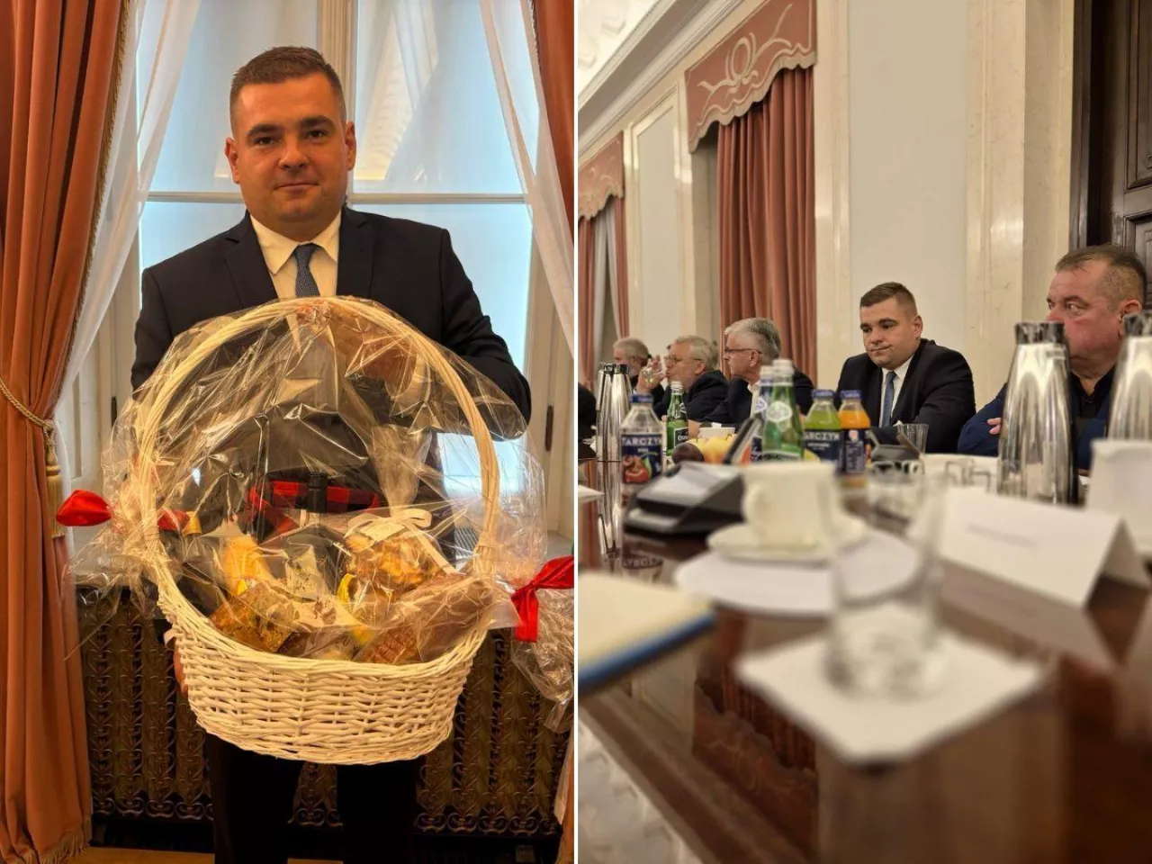 Konrad Krupiński w Pałacu Prezydenckim