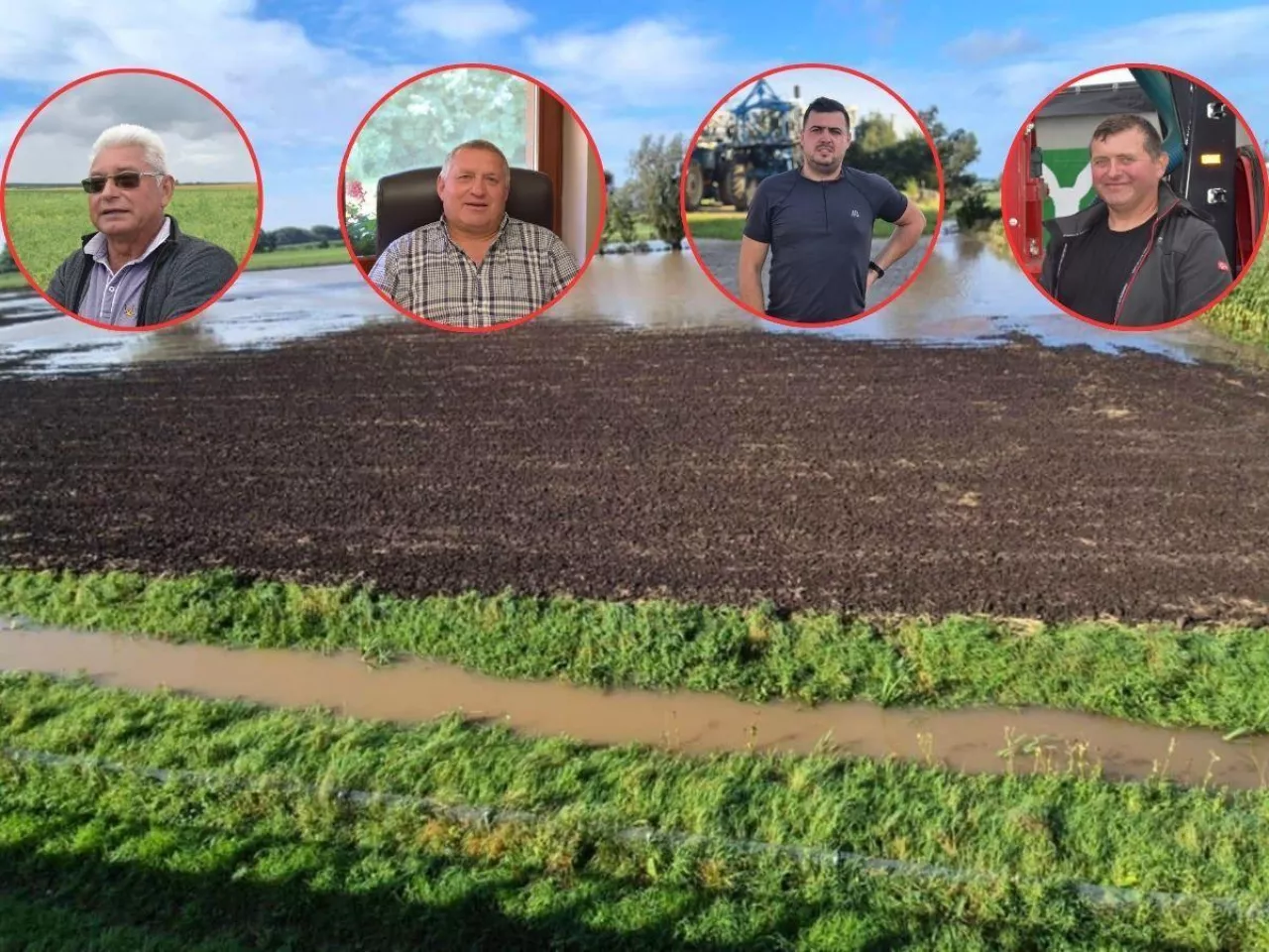 400 litrów deszczu na metr. Rolnicy z Warmii: ozimin nie da się siać, wszystko pod wodą