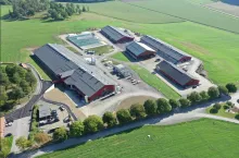 nowa obora dla krów w Hamra Farm