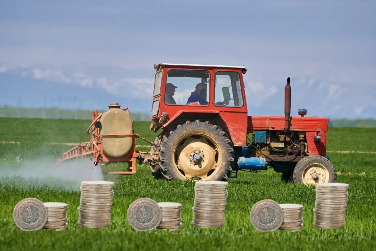 Cięgnik rolniczy i bilony 