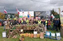 Protest Rolników w Świętej Annie