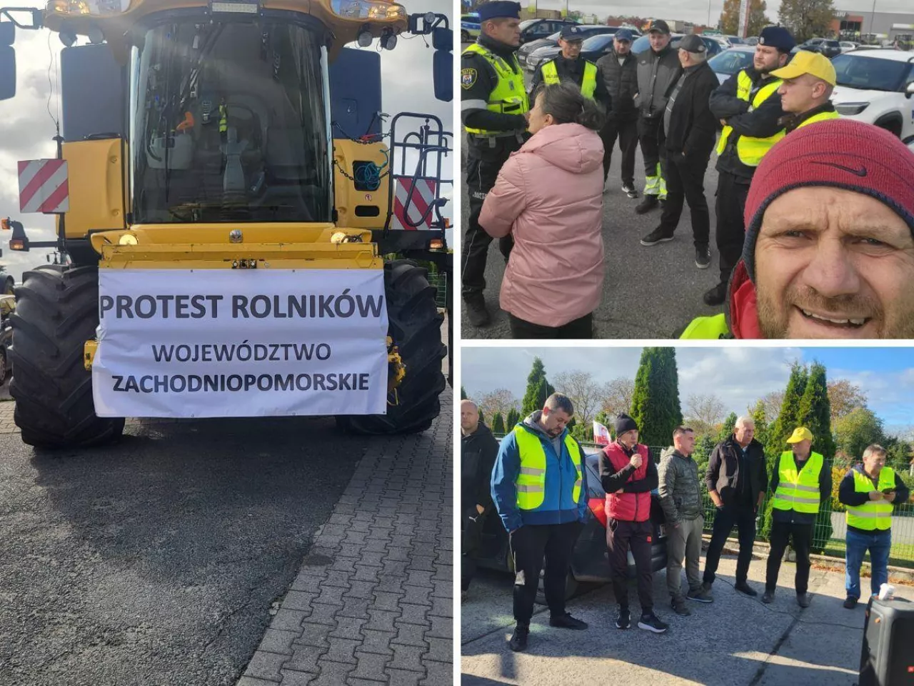 Protest rolników w Pyrzycach