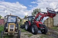 gospodarstwo rolnika z Łomży, obok którego ma powstać wysoki blok mieszkalny