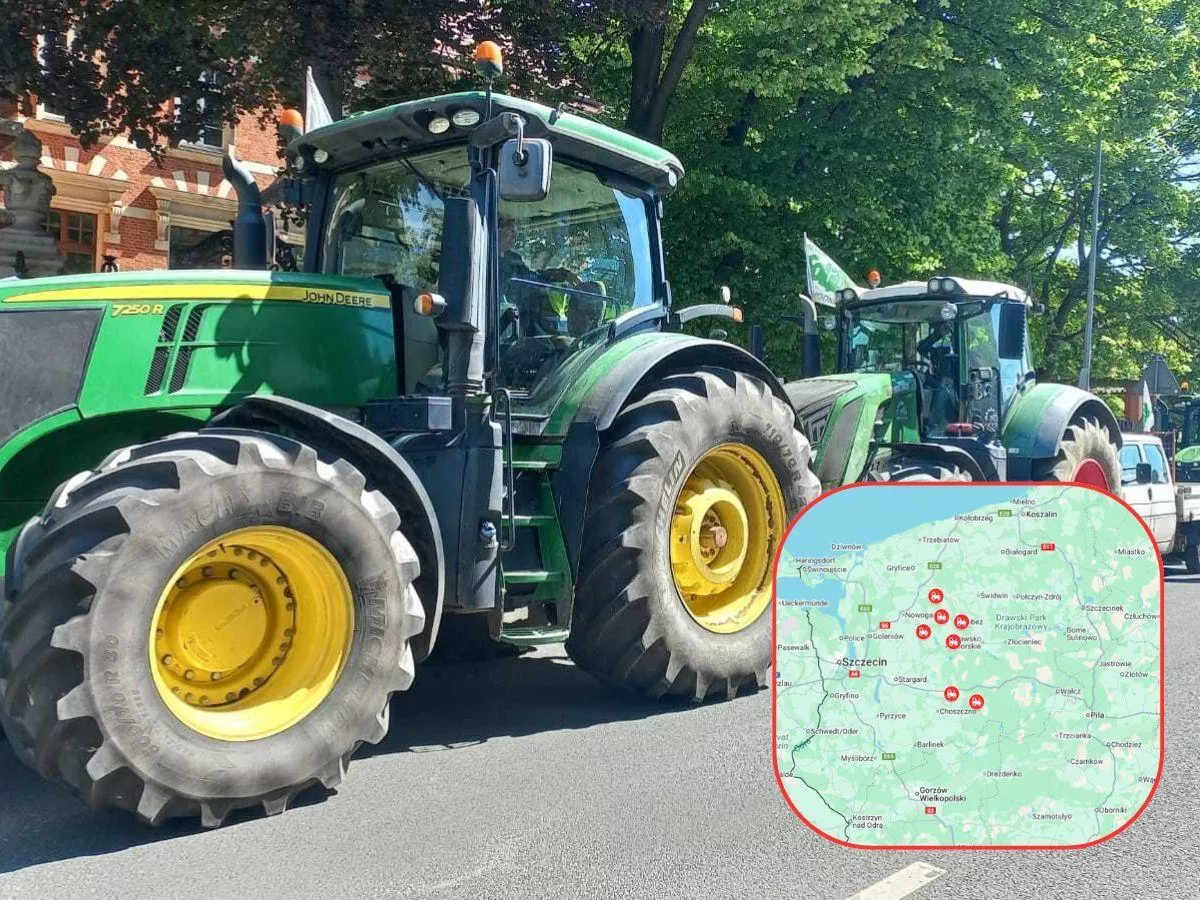 Protest rolników 14 listopada. Gdzie ciągniki zablokują drogi? [MAPA PROTESTÓW]