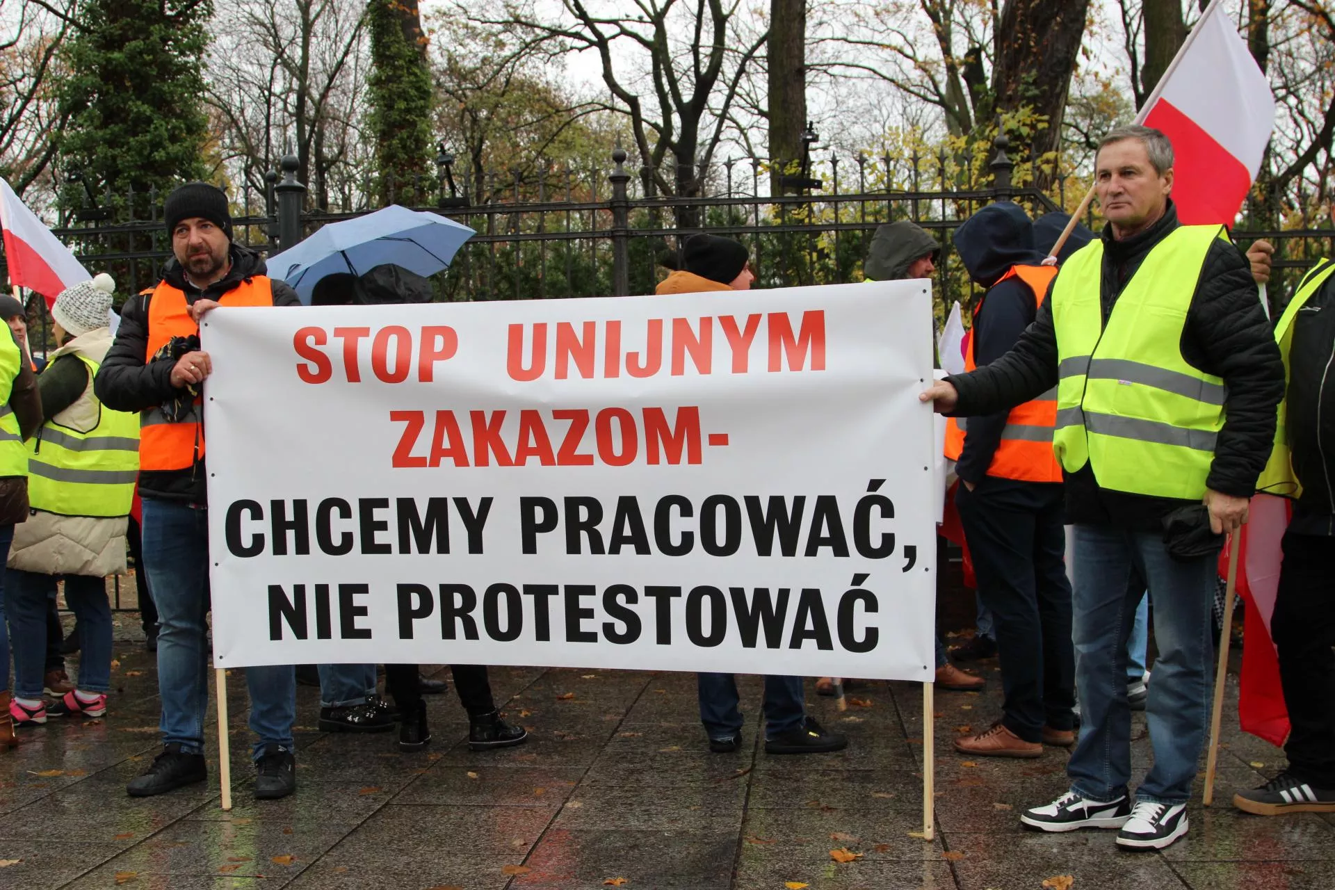 Protest w Warszawie: "Nic o nas bez nas!" - rolnicy bronią polskiego tytoniu.