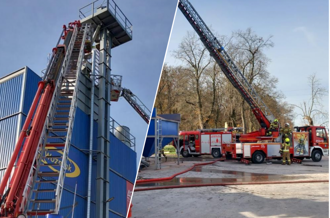 Pożar suszarni. Rolnik stracił 70 ton kukurydzy