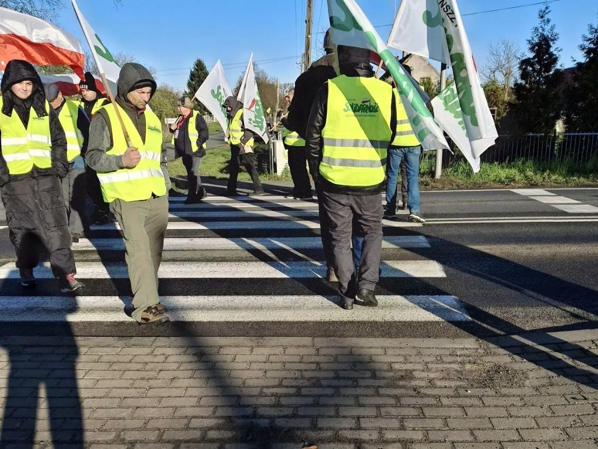 Protest rolników w w Zachodniopomorskiem. "Bronimy gospodarstw rodzinnych"