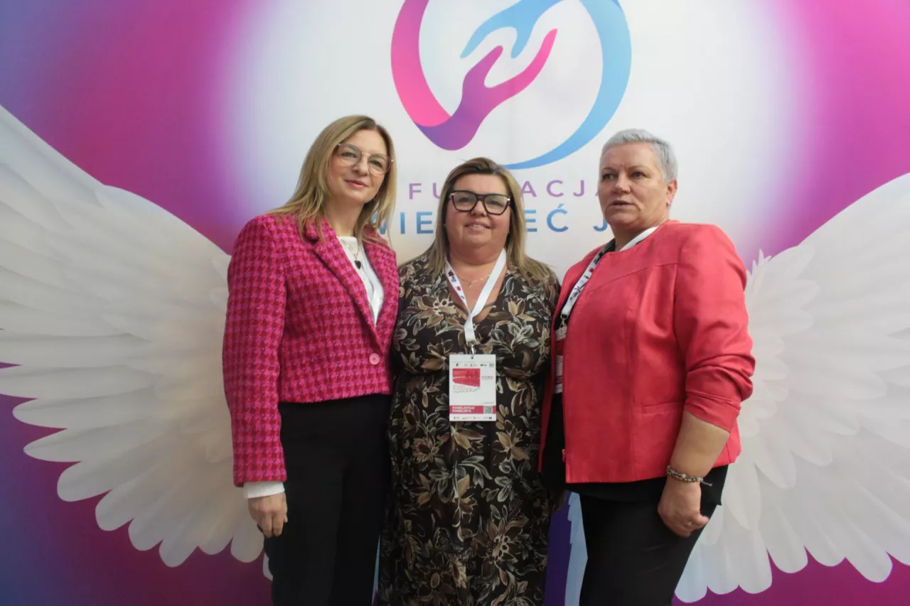 Od lewej: Aleksandra Tabaka-Hoffmann, Ewa Roman i Beata 