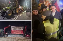 Wiceminister na proteście rolników w Koszutach