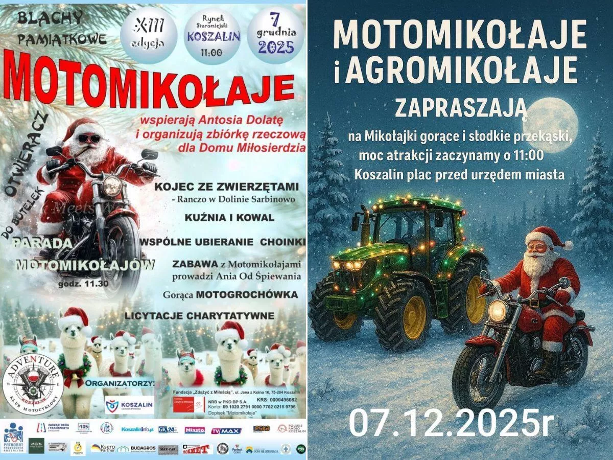 Rolnicy stroją ciągniki, by pomóc Antosiowi. Agromikołaje przejadą przez Koszalin