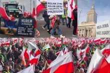 Protest rolników w Warszawie
