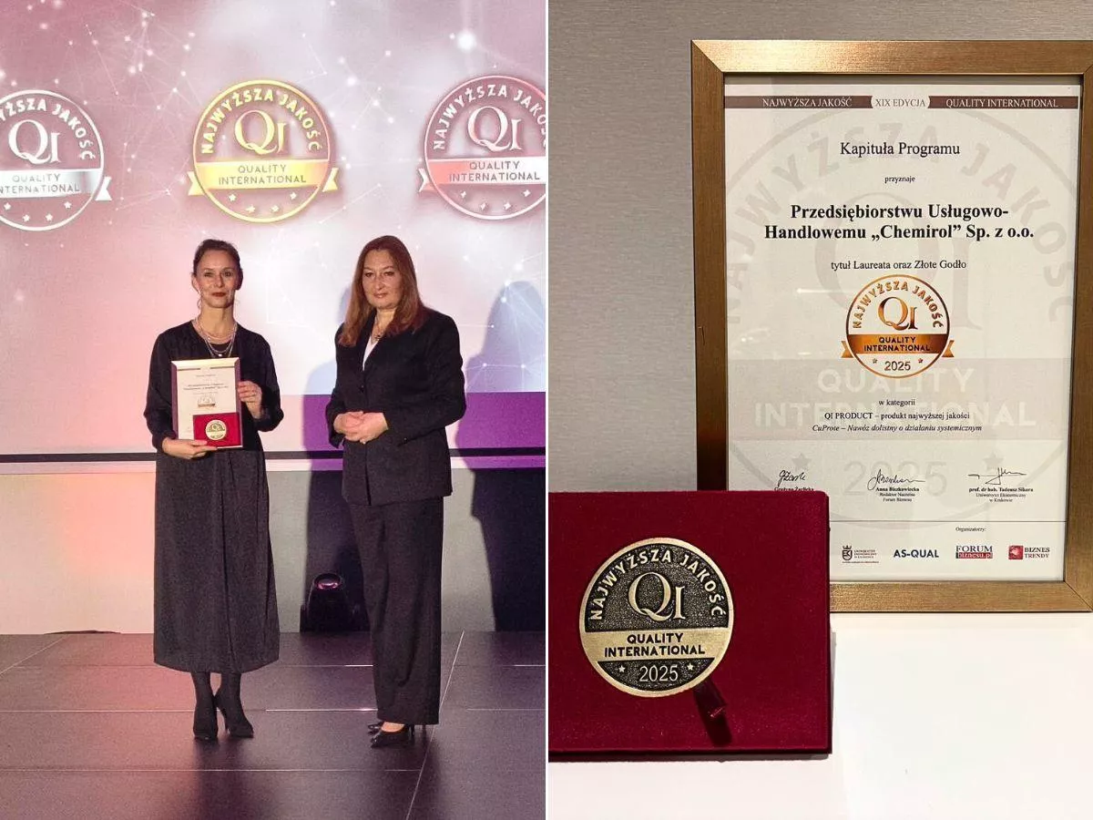 Rolnicy sprawdzili w polu, eksperci potwierdzili. CuPROTE ze Złotym Godłem