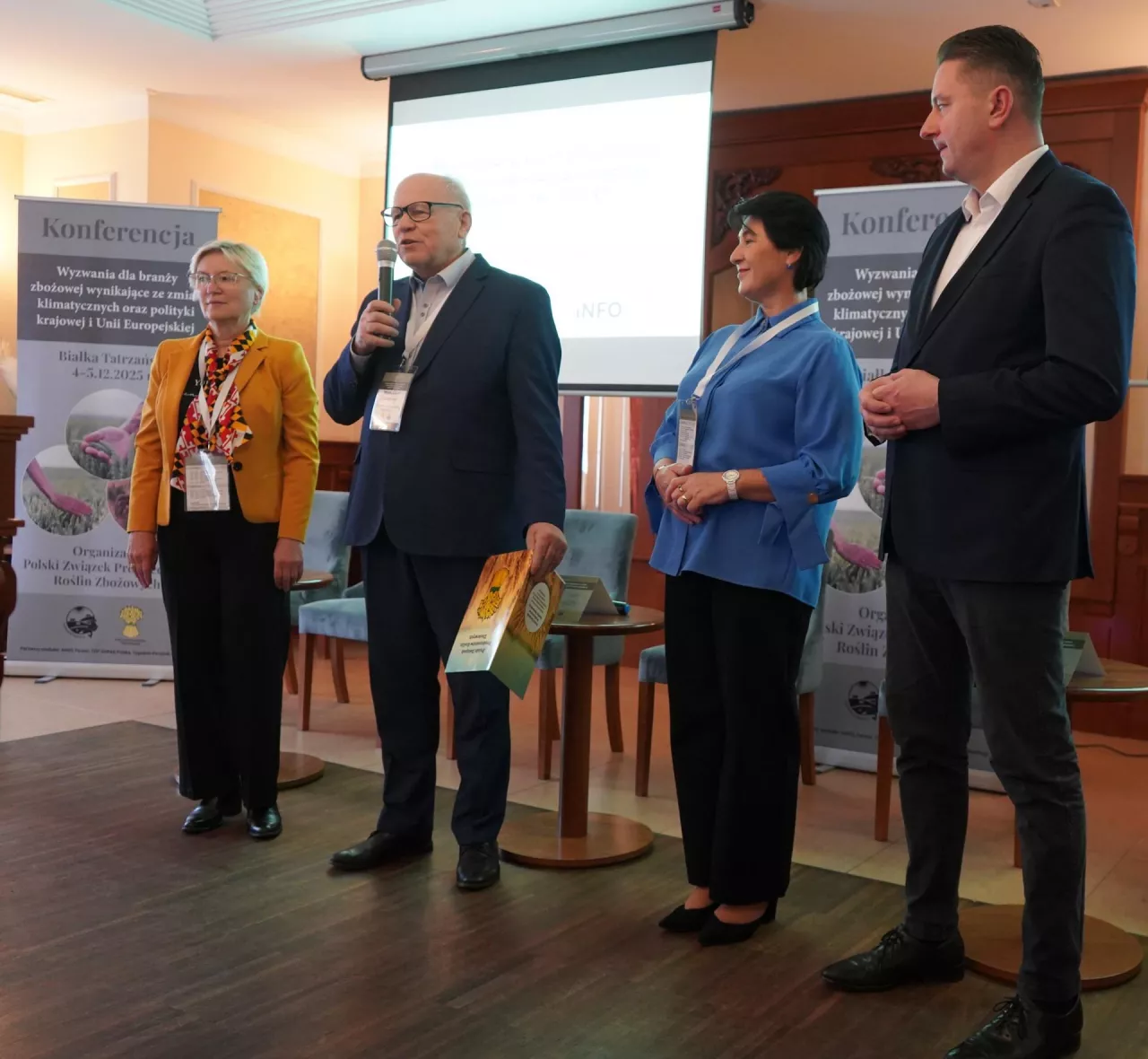 Katarzyna Boczek – koordynator programu wymiany Młodych Rolników Polska-Teksas, Stanisław Kacperczyk – prezes honorowy PZPRZ, Justyna Jasińska – prezes zarządu PZPRZ, Przemysław Bochat – członek zarządu PZPRZ