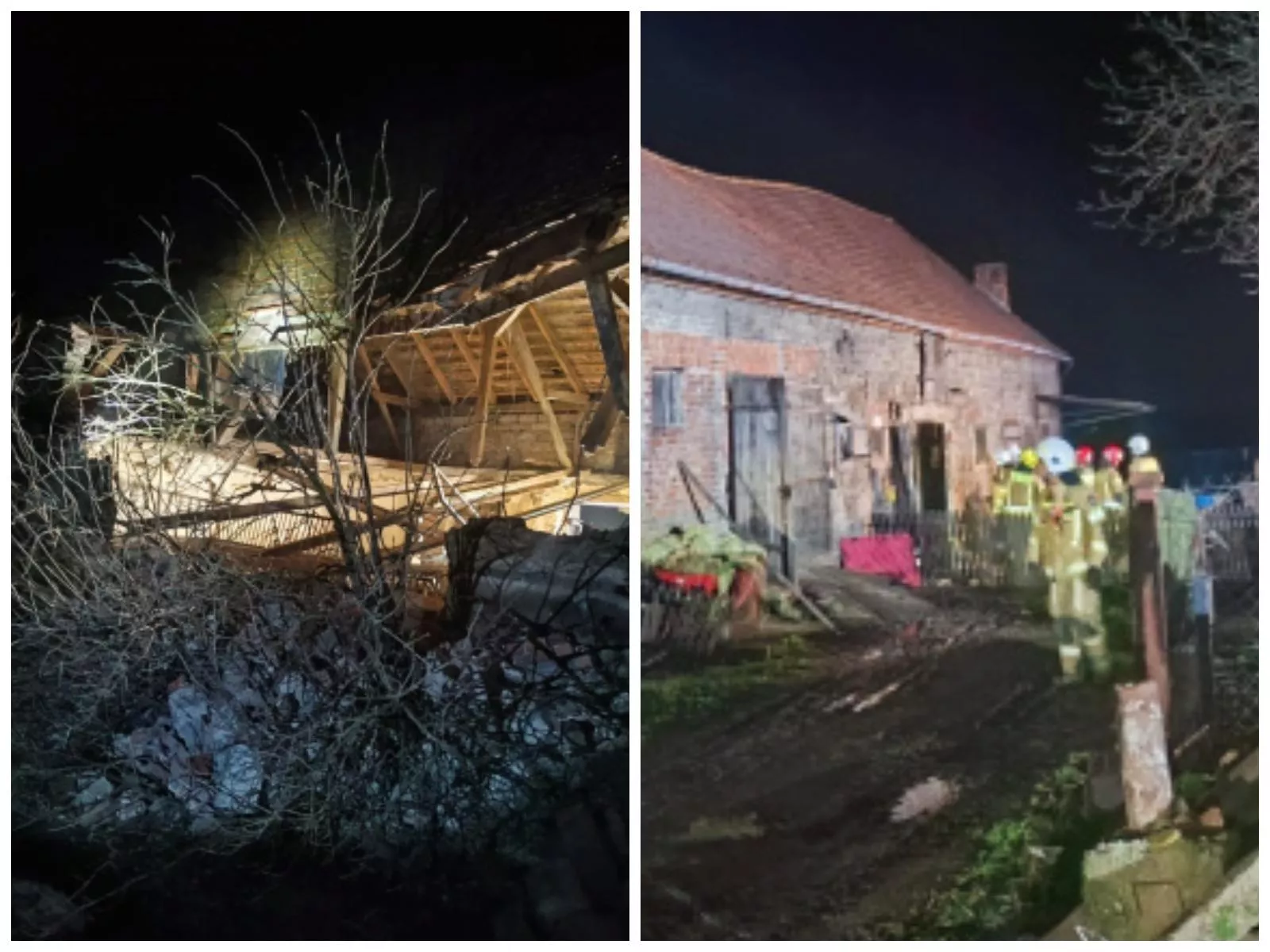 W Wielkopolsce zawaliła się chlewnia. W środku było ponad 80 świń