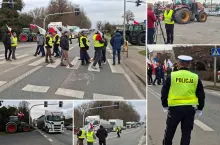 Protest rolników w Kosztowie