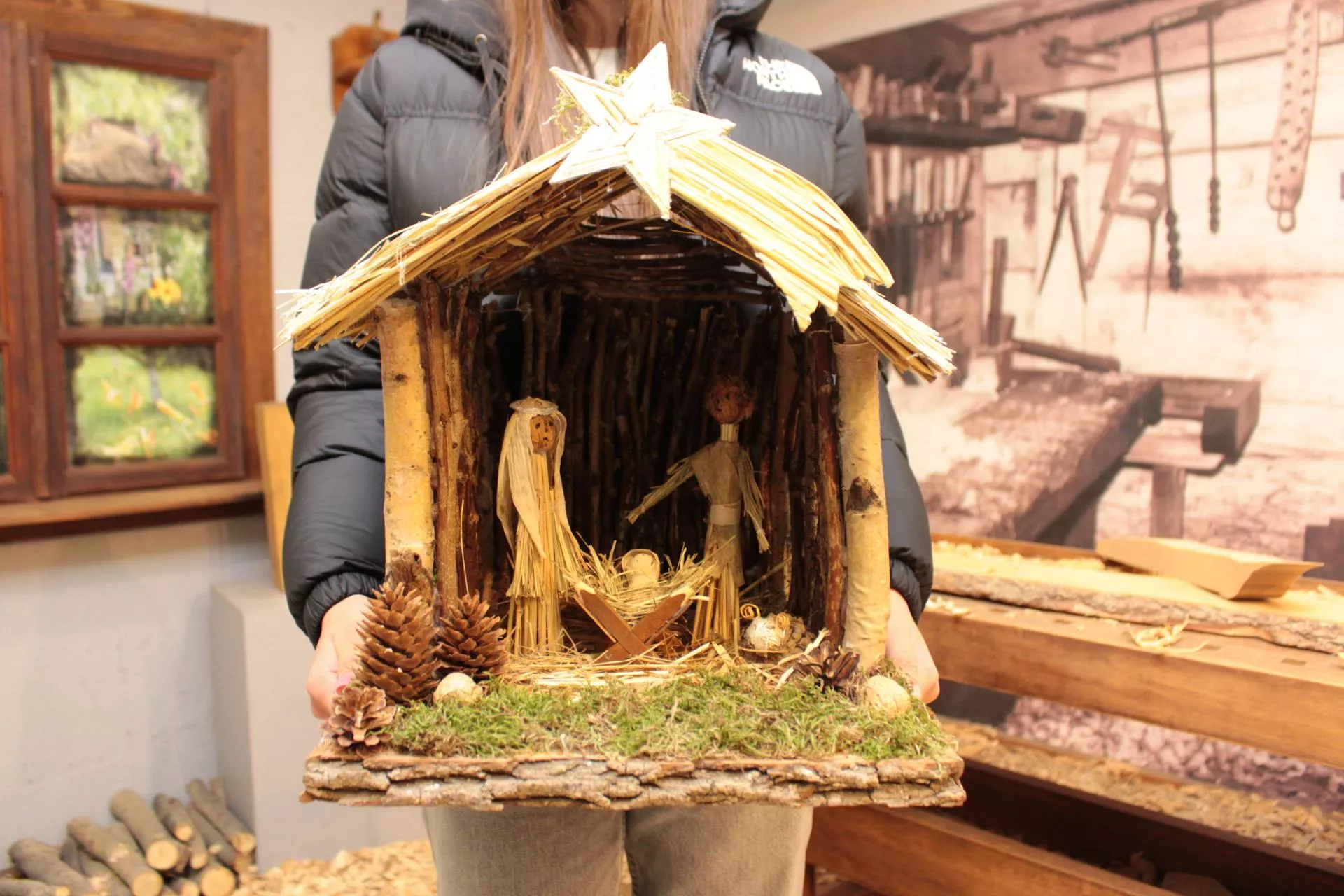 11-latka z mazowieckiej wsi zachwyciła Watykan. Zobacz, z czego zrobiła szopkę