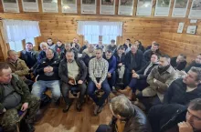 Spotkanie rolników ze Zbigniewem Michalikiem, szefem Wydziału Gospodarki Łowieckiej PZŁ