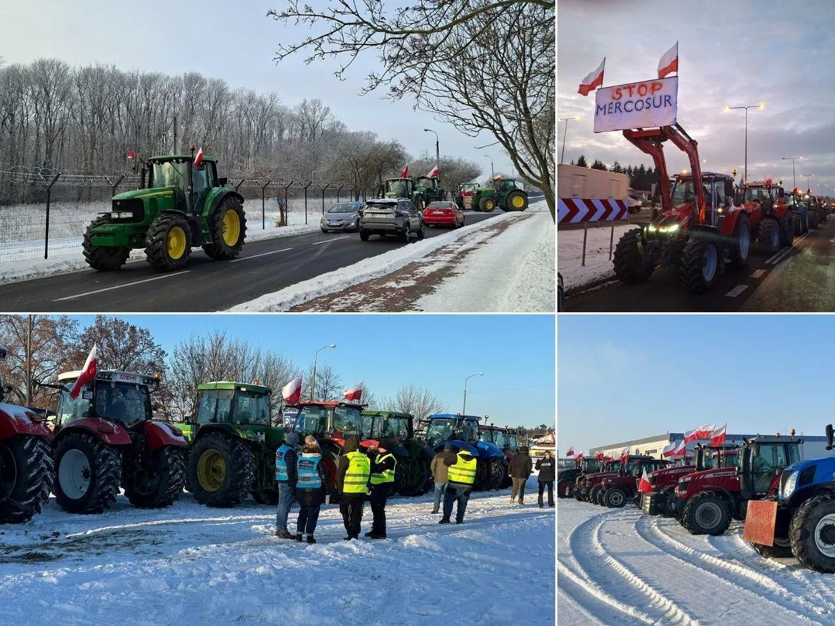 Protest rolników paraliżuje Warszawę. Setki ciągników na wjazdach do miasta [RELACJA]