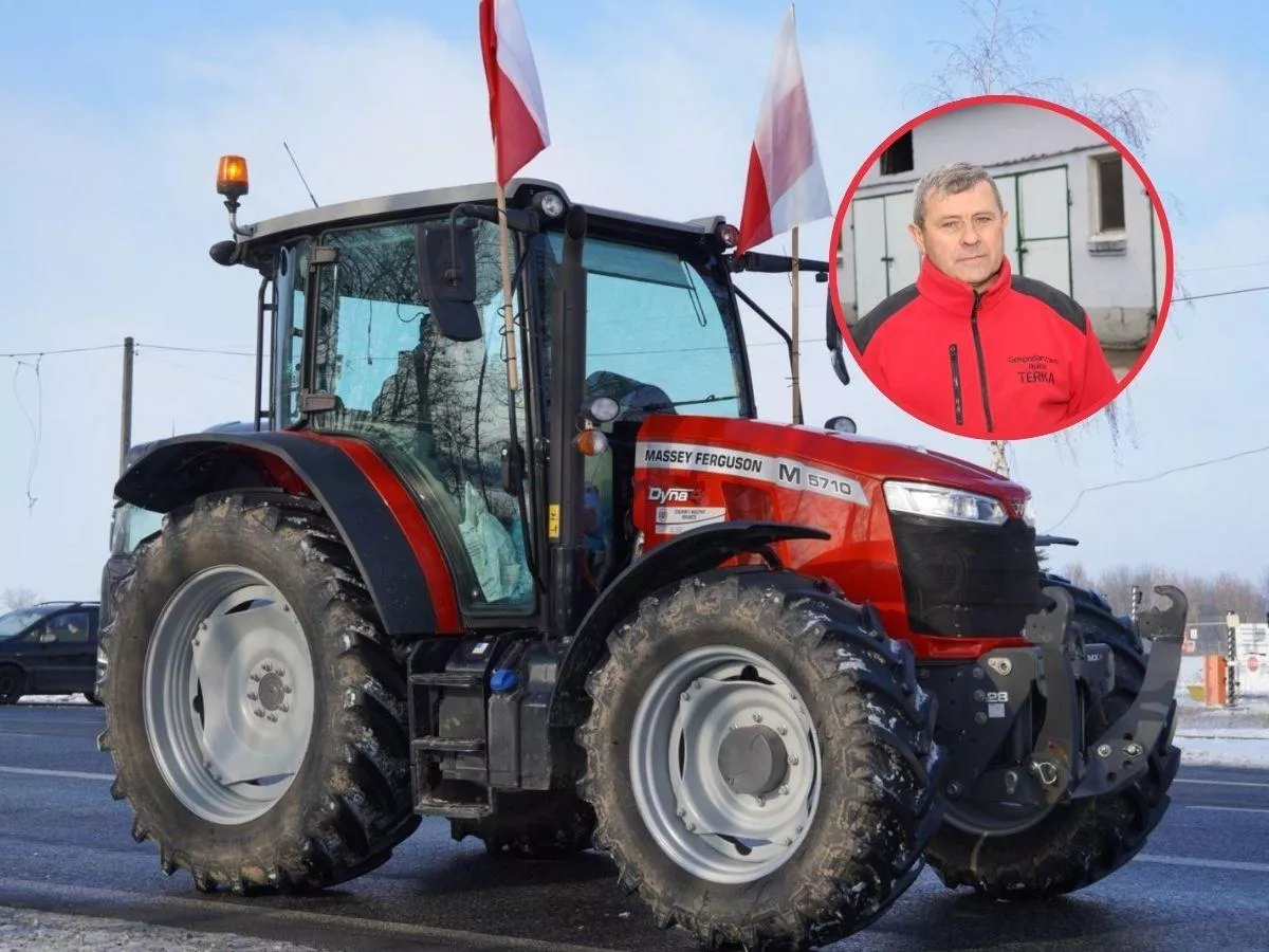 Rolnicy z Piotrkowa idą pieszo na protest do Warszawy