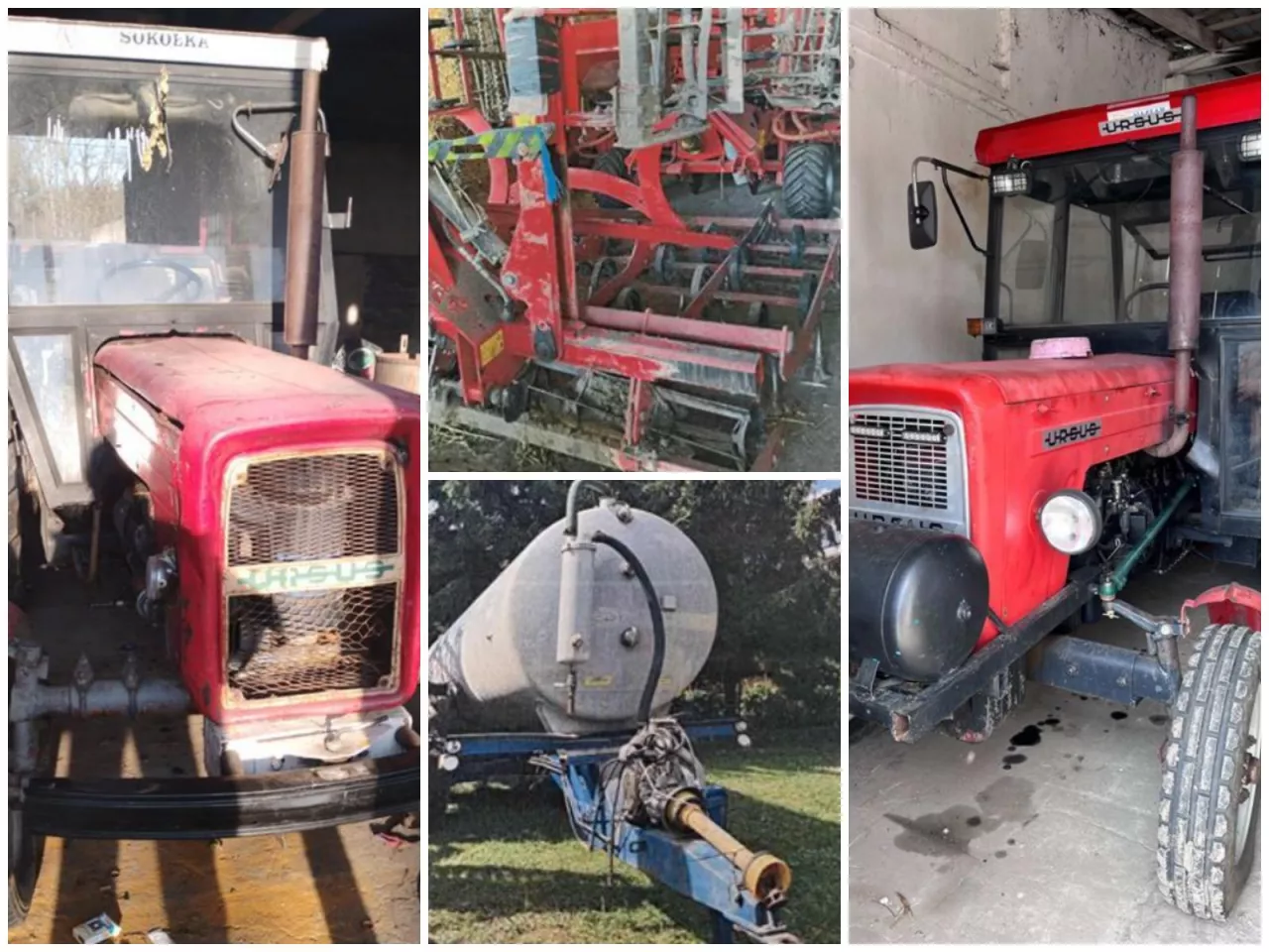 Sprzęt rolniczy wystawiony na licytacje komorniczą