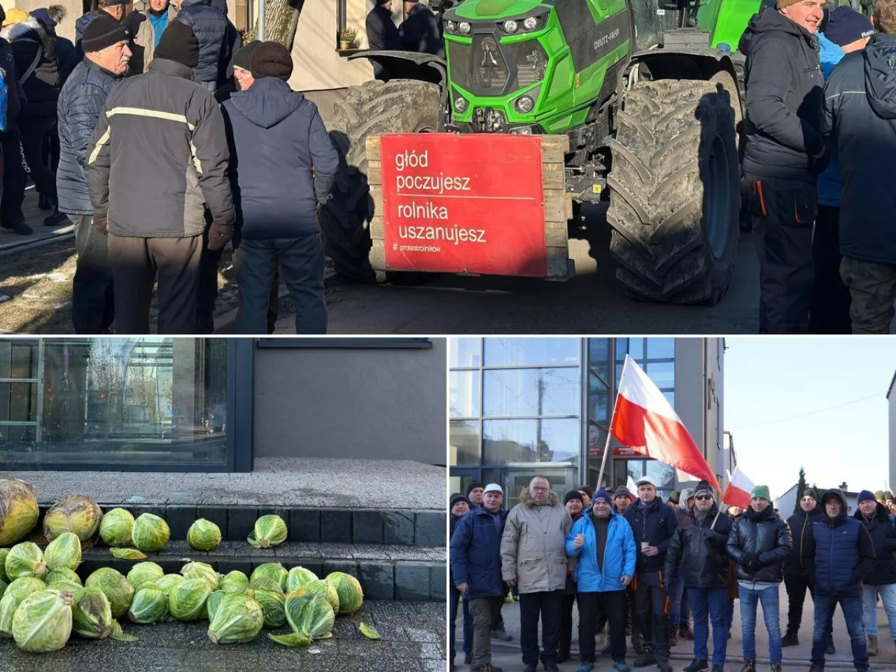 protest Błaszki pow. sieradzki 