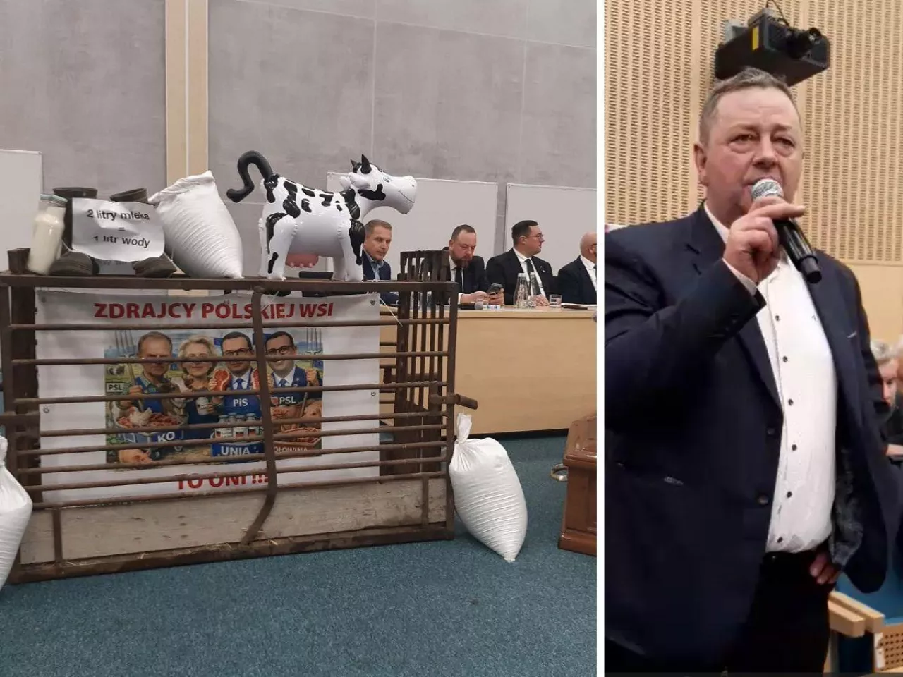 Gorąco na spotkaniu z ministrem rolnictwa w Siedlcach