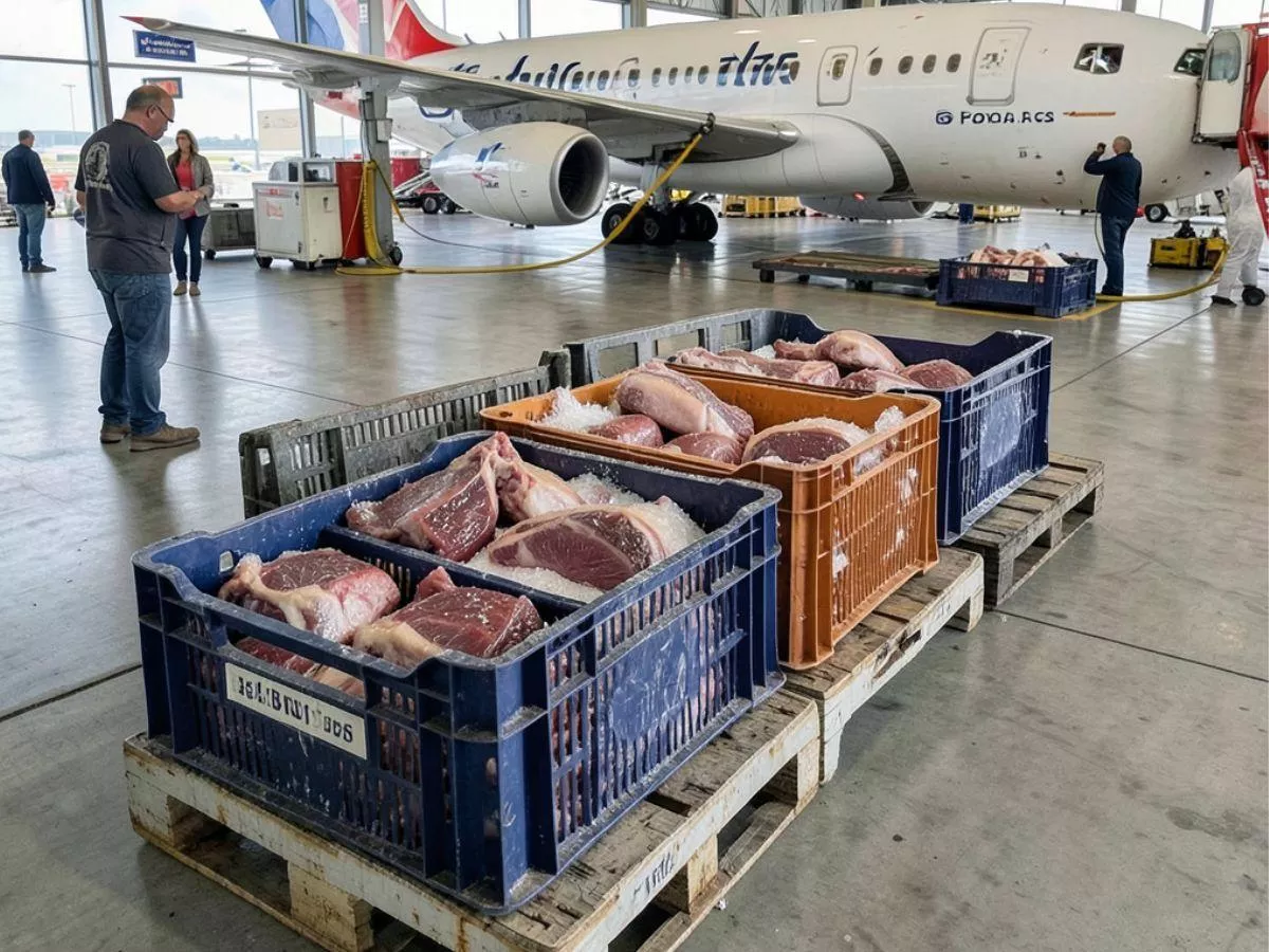 Pierwszy taki transport z Mercosur. Wołowina przyleciała do UE samolotem