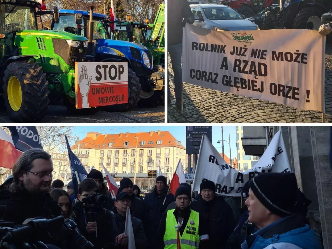 protest rolników Wrocławiu
