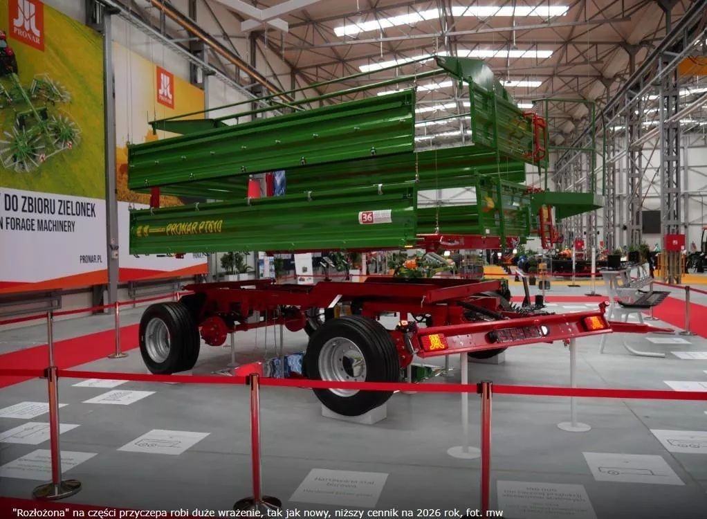 Pronar obniża ceny. Nowy cennik przyczep na cały 2026 rok