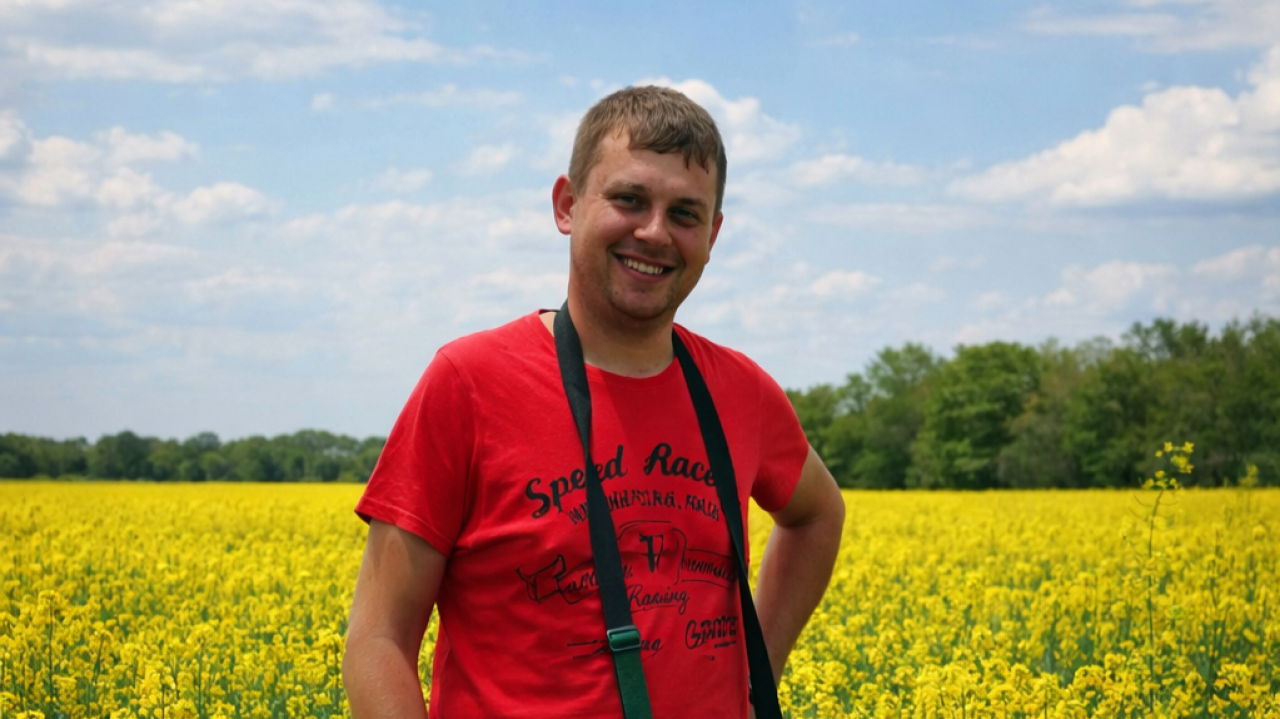 Arkadiusz Kielak ze wsi Stary Kraszew