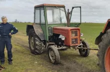 Policja już po kilku godzinach odnalazła skradziony ciągnik rolniczy