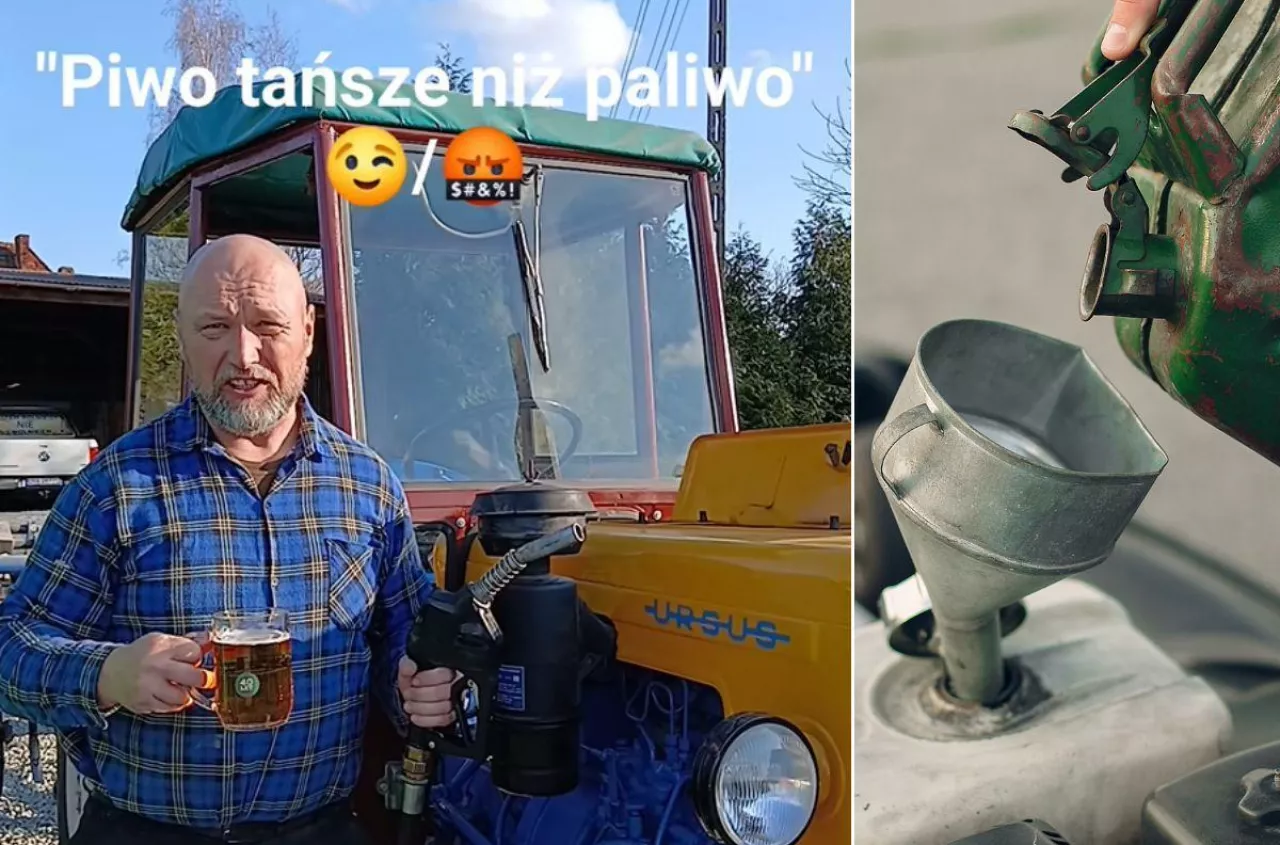 Piwo tańsze niż paliwo. Rolnik: „Pijcie, nie jeździjcie”