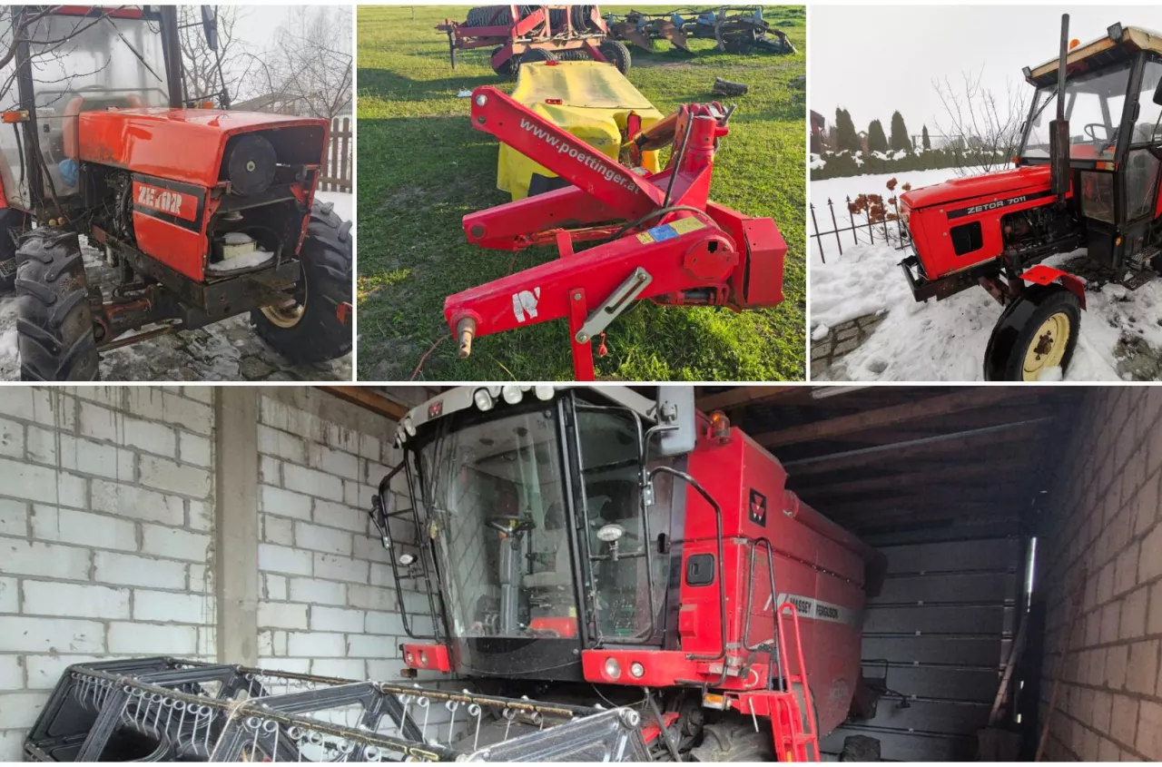 Tanie maszyny od komornika. Za ile Ursus, Zetor, siewnik i pług?