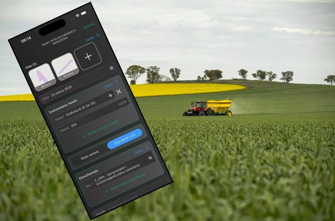 Ewidencja nawożenia bez papierów. Wszystko masz w telefonie