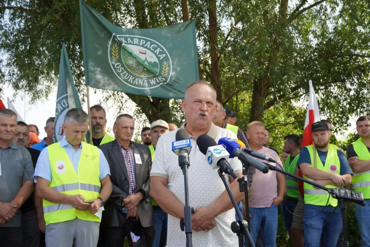 Protest rolników Medyka