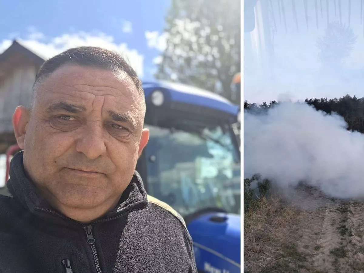 Jeździł do rana, palił słomę. „A mróz i tak zabrał plon”