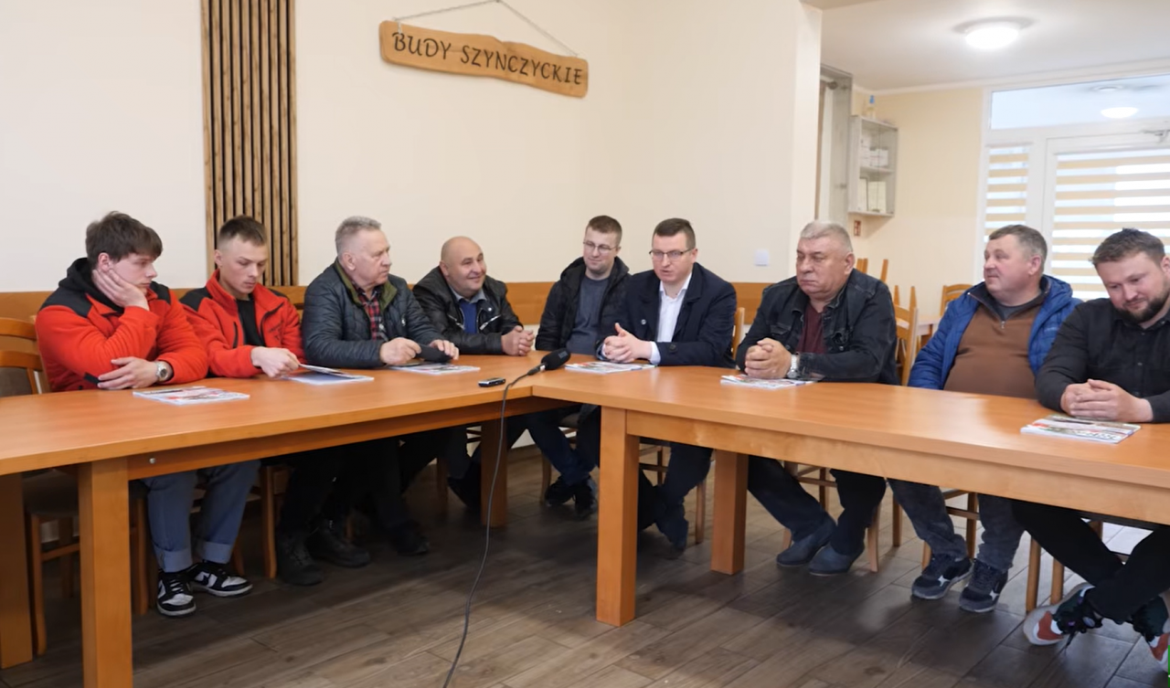 Protest rolników w Budach Szynczyckich