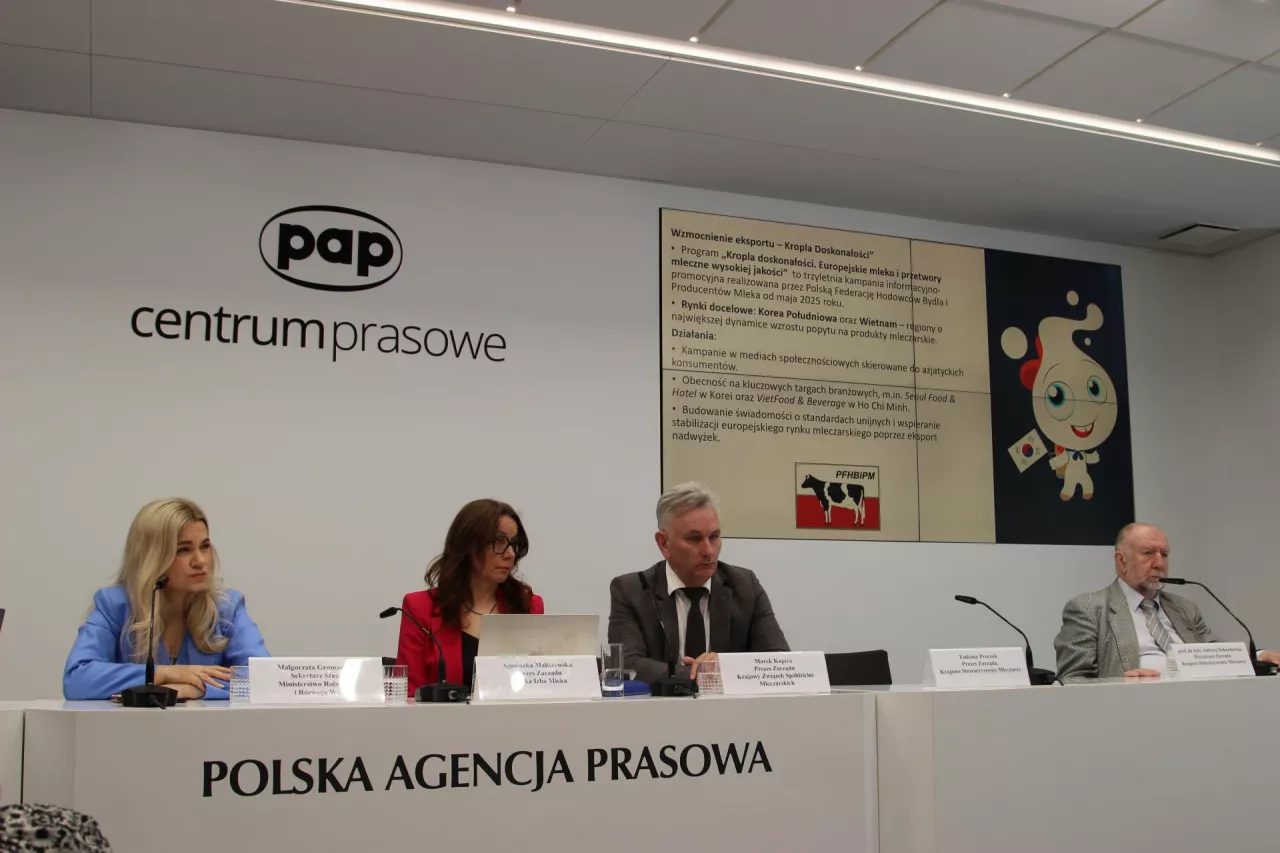 Konferencja branży mleczarskiej w siedzibie PAP odbyła się 5 maja