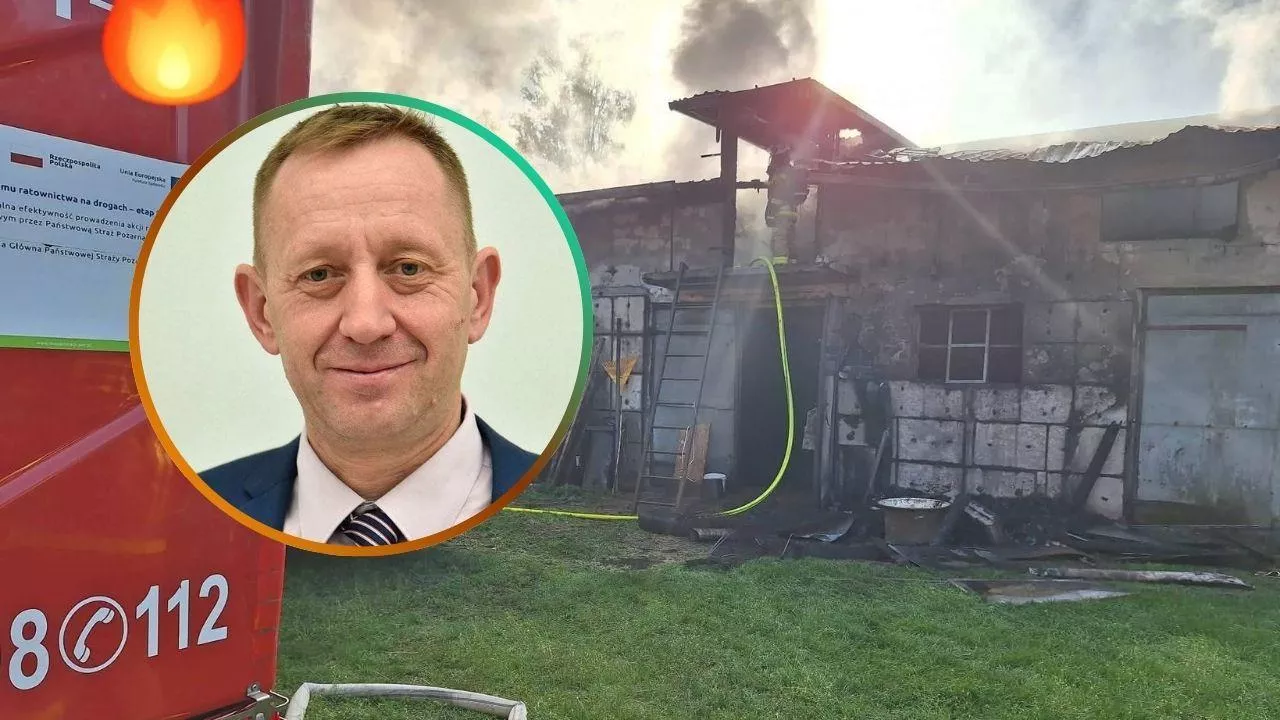 Pożar obory u rodziny byłego ministra rolnictwa. „Ratowaliśmy zwierzęta i sprzęt”