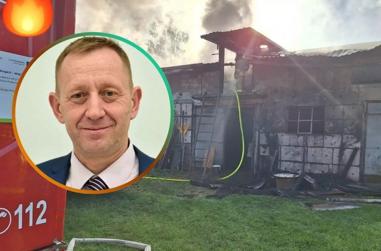 Pożar obory u rodziny byłego ministra rolnictwa. „Ratowaliśmy zwierzęta i sprzęt”