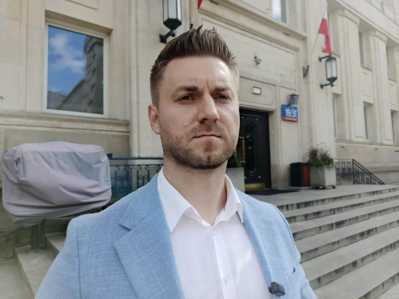 Krzysztof Olejnik, rolnik z województwa łódzkiego i członek OOPR