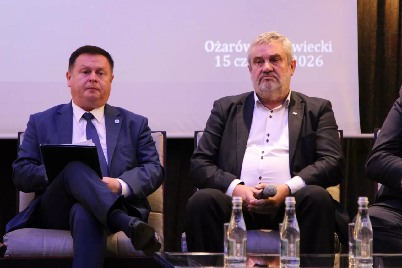 Prezes ARiMR Wojciech Legawiec i poseł Jan Krzysztof Ardanowski
