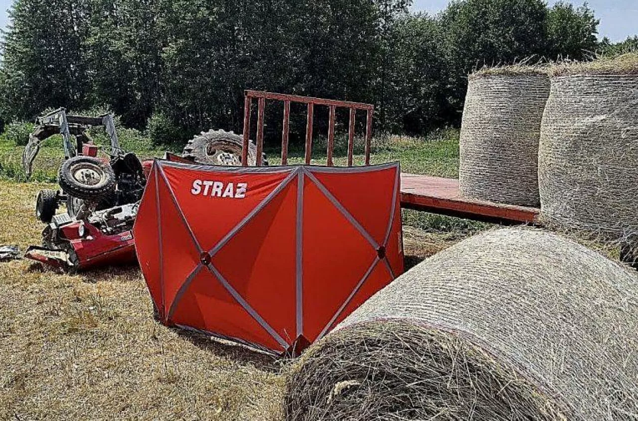 Wypadek podczas prac polowych. 14-latka śmiertelnie przygnieciona przez ciągnik rolniczy
