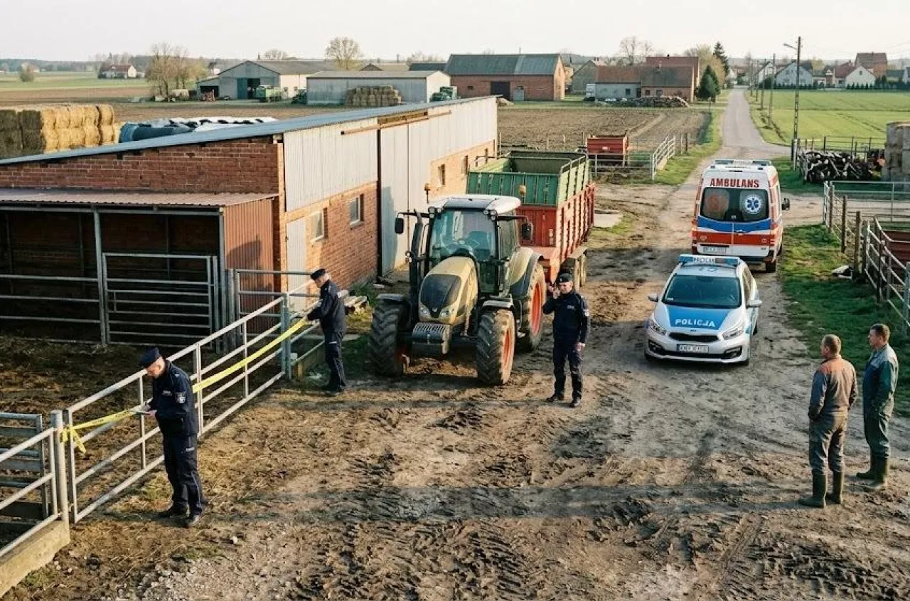6 byków stratowało 34-letniego rolnika. Dramat w gospodarstwie